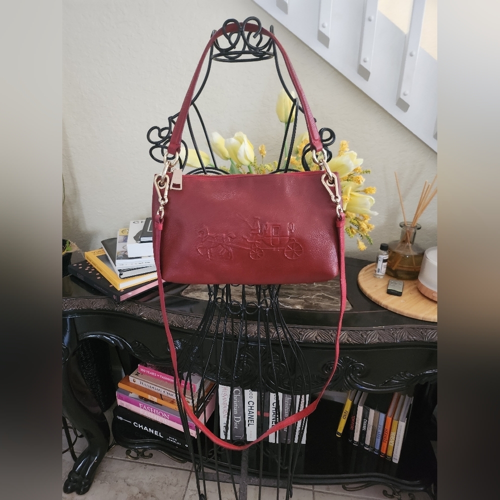 Coach leather 2 way bag shoulder / Crossbody Bag